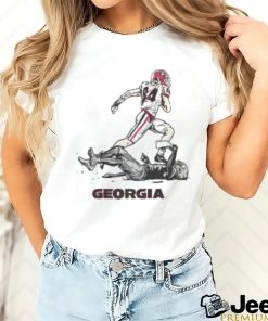 Georgia Football Ladd Mcconkey Superstar Pose Shirt