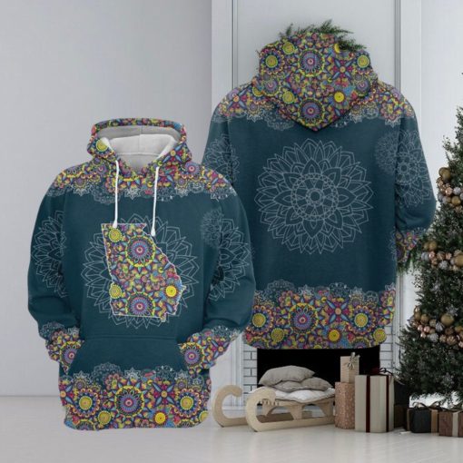 Georgia Mandala 3D Printed Hoodie