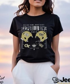 Georgia Tech Vs Ucf Knights 2023 Gasparilla Bowl Graphie Bowl Head To Head Helmet T shirt