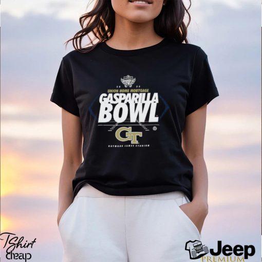 Georgia Tech Yellow Jackets 2023 Union Home Mortgage Gasparilla Bowl Raymond James Stadium Shirt