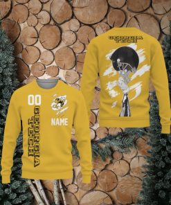 Georgia Tech Yellow Jackets Sports American Football Helmet Best Trends Custom Number And Name 3D Sweater Christmas For Fans Gift