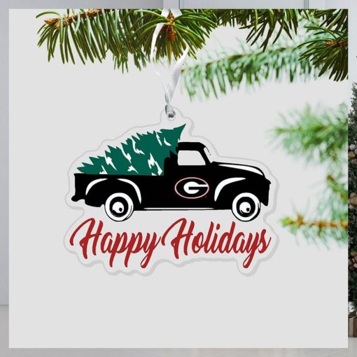 Georgia Truck Logo Ornament