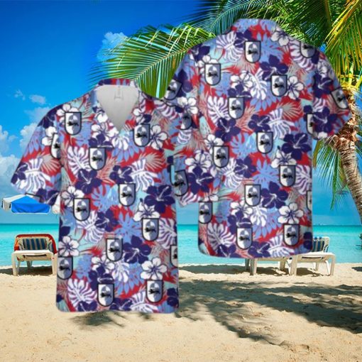 German Bundeswehr Fallschirmjagerbataillon 313 (FschJgBtl 313) Hawaiian Shirt Tropical Beach