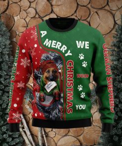 German Shepherd Merry Ugly Christmas Sweater Gift Men Women