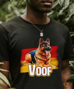 German Shepperd Voof German flag shirt