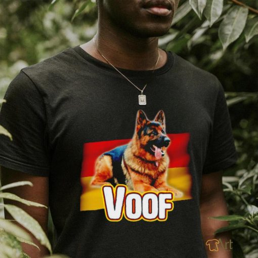 German Shepperd Voof German flag shirt