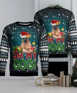 German shepherd Funny Christmas Ugly Sweater Gift For Men And Women