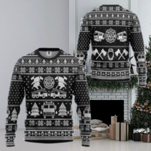 Get Festive With Our Firefighter Ugly Christmas Sweater – 3D All Over Print