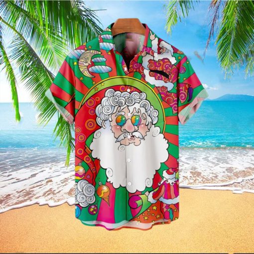 Get High With Santa Claus Hawaiian Shirt