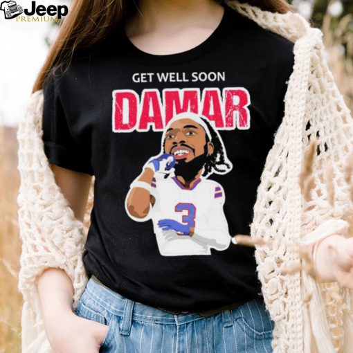 Get Well Soon Damar Hamlin Caricature Shirt