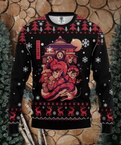 Ghibli Spirited Away Anime Ugly Christmas Sweater Christmas Giift