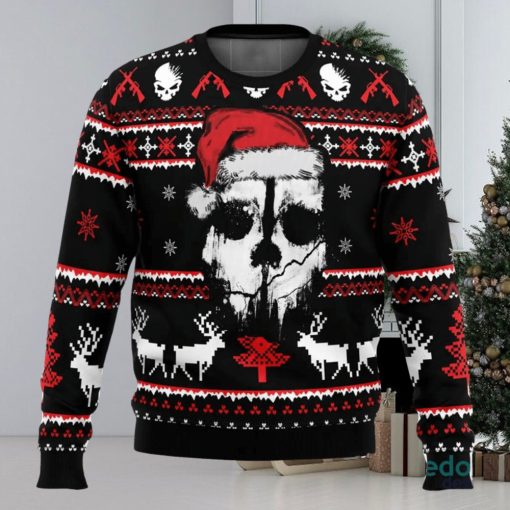 Ghost Call of Duty 3D Ugly Christmas Sweater Christmas Gift Ideas Party Gift