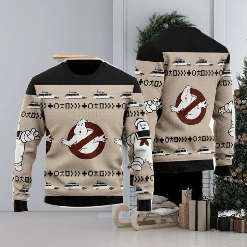 Ghost Character 3D All Over Printed Ugly Christmas Sweater Xmas Men And Women Christmas Gift