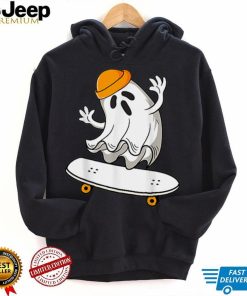 Ghost Skateboarding Halloween Skateboard Shirt Men Boys Kids T Shirt