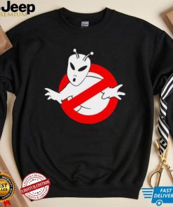 Ghostbuster X Alien Alienbusters logo shirt