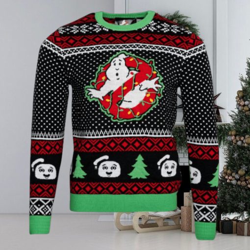 Ghostbusters LED Light Up Ugly Christmas Sweater