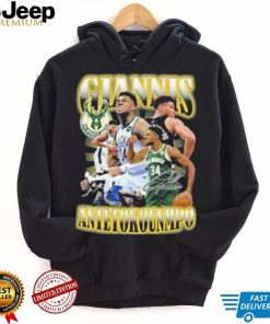 Giannis Antetokounmpo Milwaukee Bucks 2023 Signature t shirt