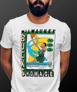 Giannis Antetokounmpo Milwaukee Bucks Homage Unisex SkyBox Player Tri Blend T Shirt