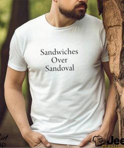 Gibson Johns Wearing Sandwiches Over Sandoval Shirt