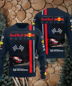 Gift Fans Oracle Red Bull Racing Holly Knitted Christmas 3D Sweater For Men And Women