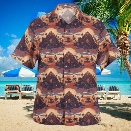 Ginger Island Resort Button Up Hawaiian Shirt