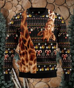 Giraffe Antler Ugly Christmas Sweater Gift Men Women