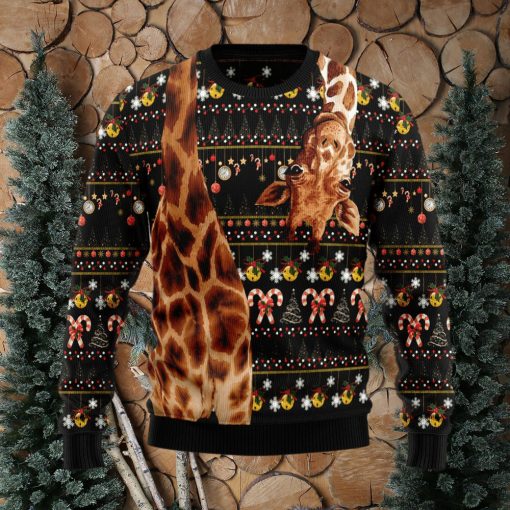 Giraffe Antler Ugly Christmas Sweater Gift Men Women