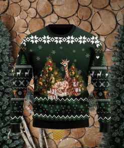 Giraffe Holiday Ugly Christmas Sweater Luxury Gifts For Loved Ones