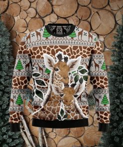 Giraffe Wintertime Ugly Christmas Sweater Gift Men Women