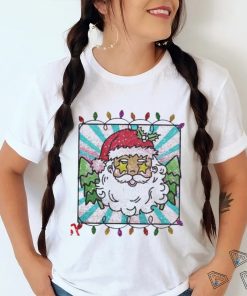 Glitter Santa With Sunglasses shirt