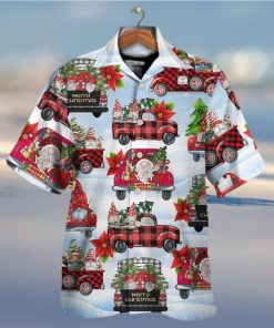 Gnome And Christmas Truck Hawaiian Shirt