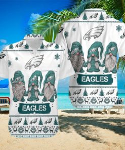 Gnome Christmas NFL Philadelphia Eagles Hawaiian Shirt Practical Beach Gift