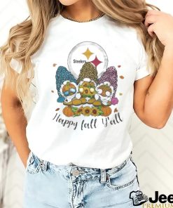 Gnomes Happy Fall Y’all Pittsburgh Steelers T Shirt