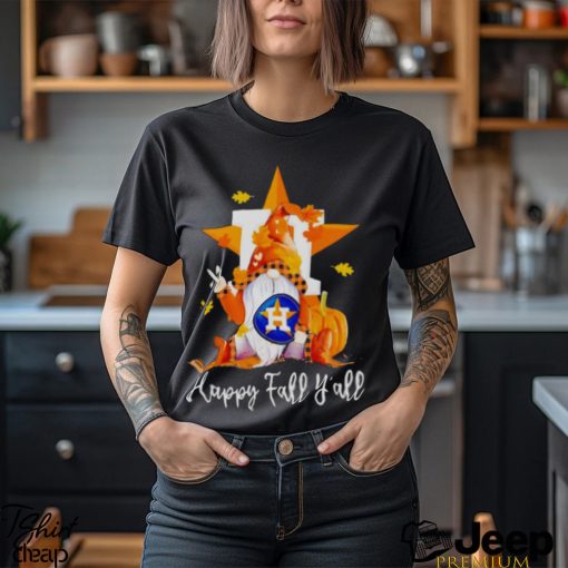 Gnomes Houston Astros happy fall y’all shirt