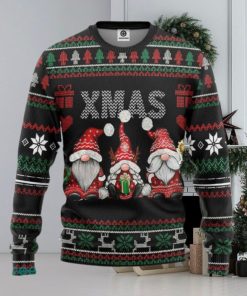 Gnomes Pattern Ugly Christmas Sweater Gift For Men Women