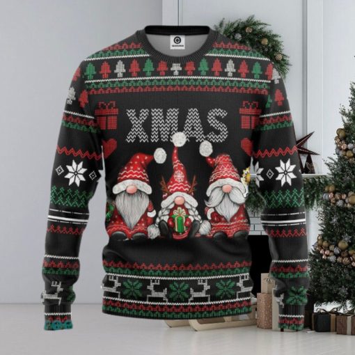 Gnomes Pattern Ugly Christmas Sweater Gift For Men Women