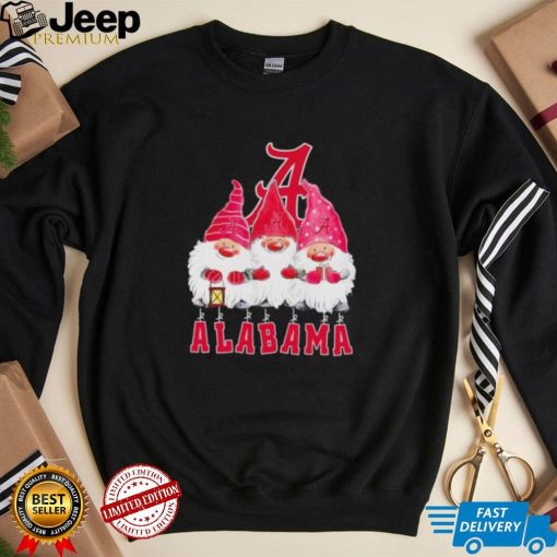 Gnomies Alabama Crimson Tide Christmas shirt