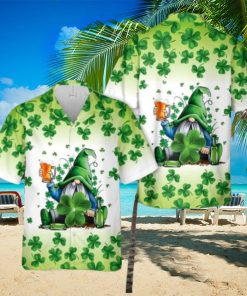 Gnomies Beer St. Patrick’s Day Aloha Hawaiian Shirt Men And Women Summer Vacation Shirt Beach Lover Gift