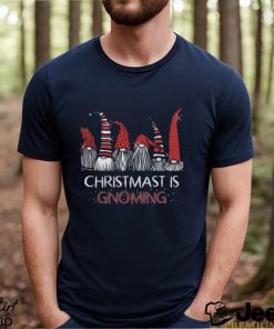 Gnomies christmas is gnoming wear red christmaws hat design png shirt