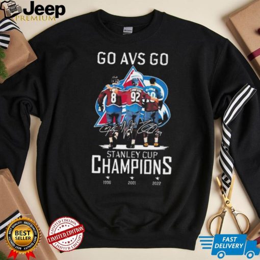 Go Avs Go Stanley Cup Signature Champions Shirt