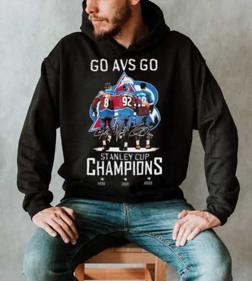 Go Avs Go Stanley Cup Signature Champions Shirt