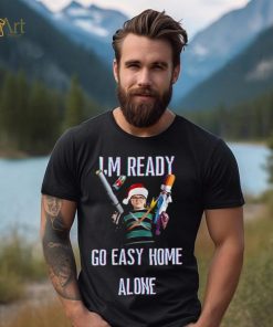 Go Easy Home Alone Christmas Knit T Shirt