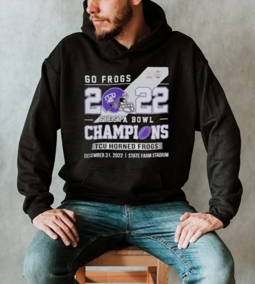 Go Frogs 2022 Fiesta Bowl Champions TCU Horned Frogs shirt