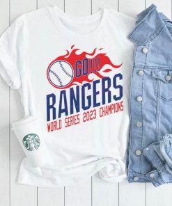 Go Rangers World Series 2023 Champions Football Shirt