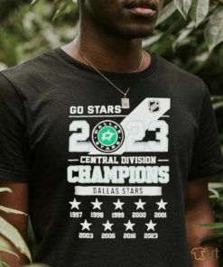 Go Stars 2023 Central Division Champion Dallas Stars Shirt