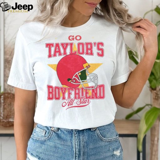 Go Taylors Boyfriend Shirt, Football Kc Crewneck