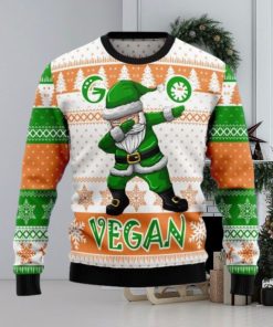 Go Vegan Santa Ugly Christmas Sweater