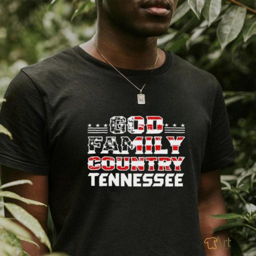 God Family Country Tennessee American flag 2023 shirt