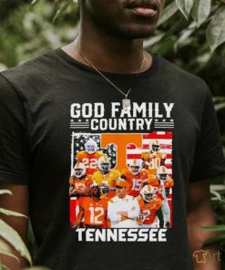 God Family Country Tennessee Volunteers American flag 2023 shirt