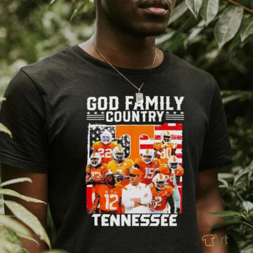 God Family Country Tennessee Volunteers American flag 2023 shirt